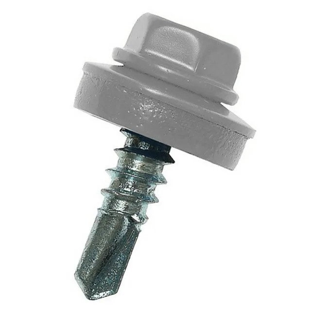 Саморез кровельный 5,5х19мм RAL7004 серый