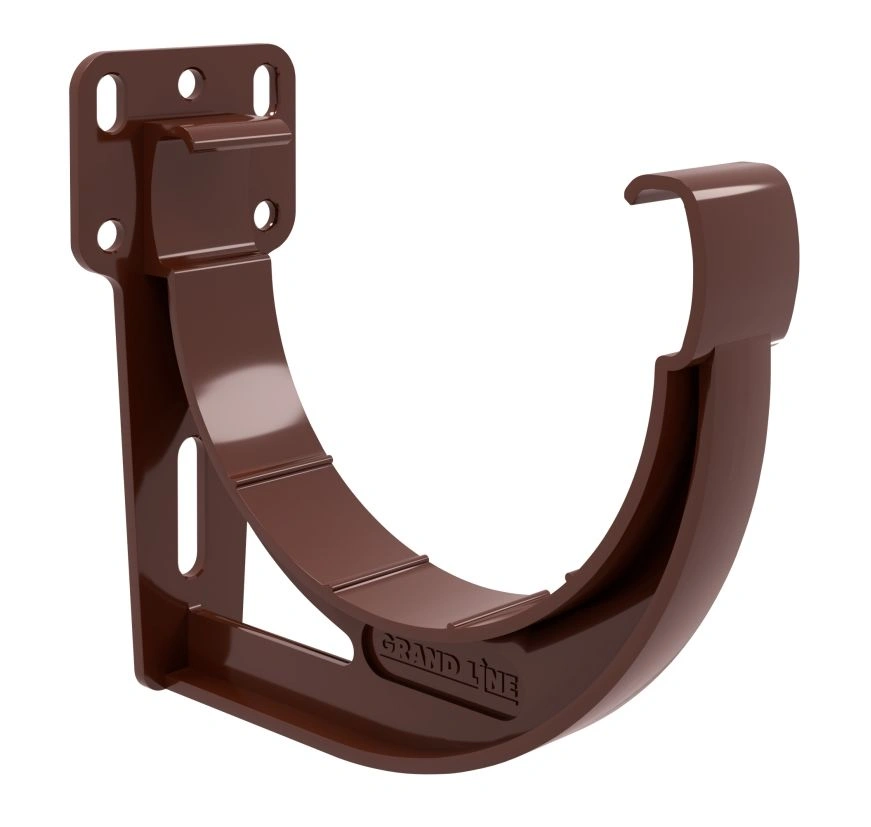 Кронштейн желоба 135мм ПВХ Grand Line (шоколадный)