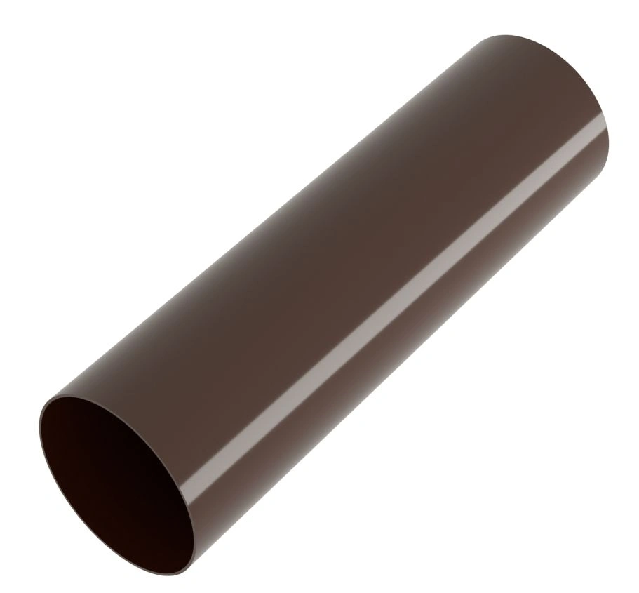 Труба водосточная ПВХ Grand Line (шоколадный) 87х3000 мм.