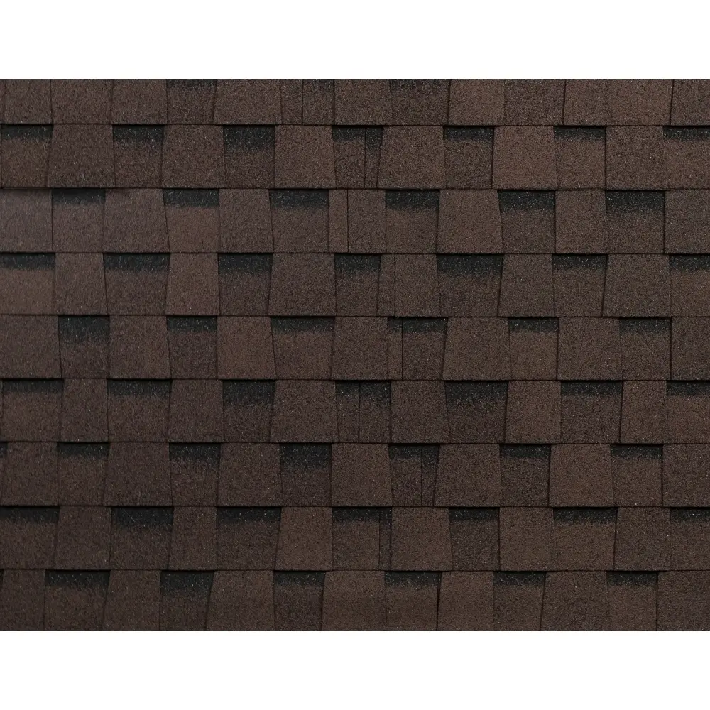 Гибкая черепица Шинглас SHINGLAS Фазенда (двухслойная) 2,6кв.м. (коричневый)