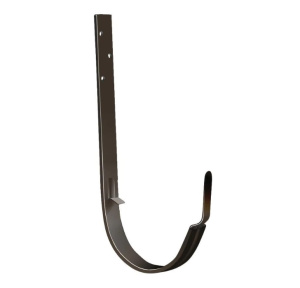 Карнизный крючок длинный 125 мм металл Optima (коричневый)