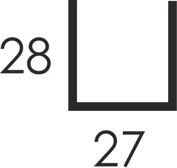 Профиль потолочный ППН 28*27 (3 000, 0,65, оцинкованный) в Находке