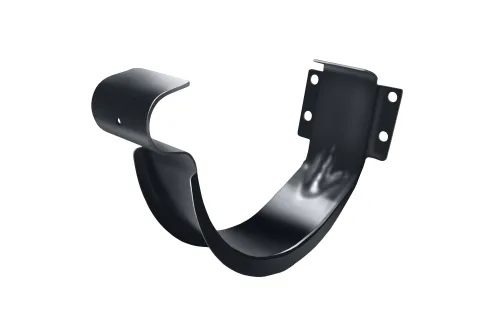 Карнизный крючок короткий 125 мм металл Optima (мокрый асфальт 7024)