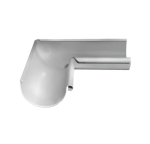 Угол желоба внутренний 90 гр металл Optima (белый) 125 мм