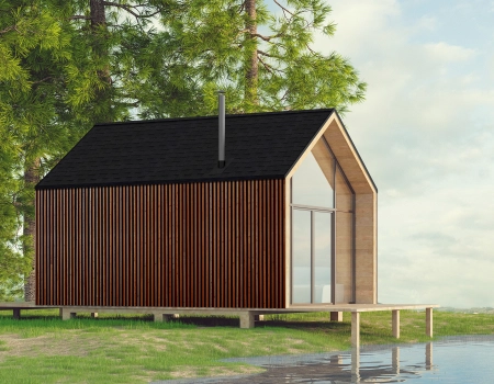 Гибкая черепица SHINGLAS "ФАЗЕНДА" двухслойная 2,6 м² (черный) в Находке