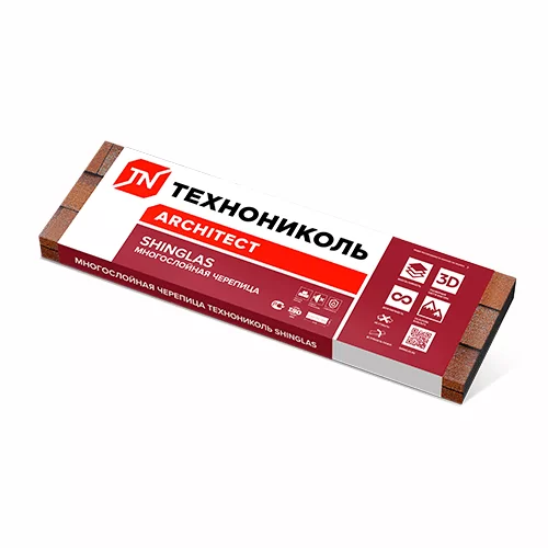 Гибкая черепица SHINGLAS "ФАЗЕНДА" двухслойная 2,6 м² (серый) в Находке