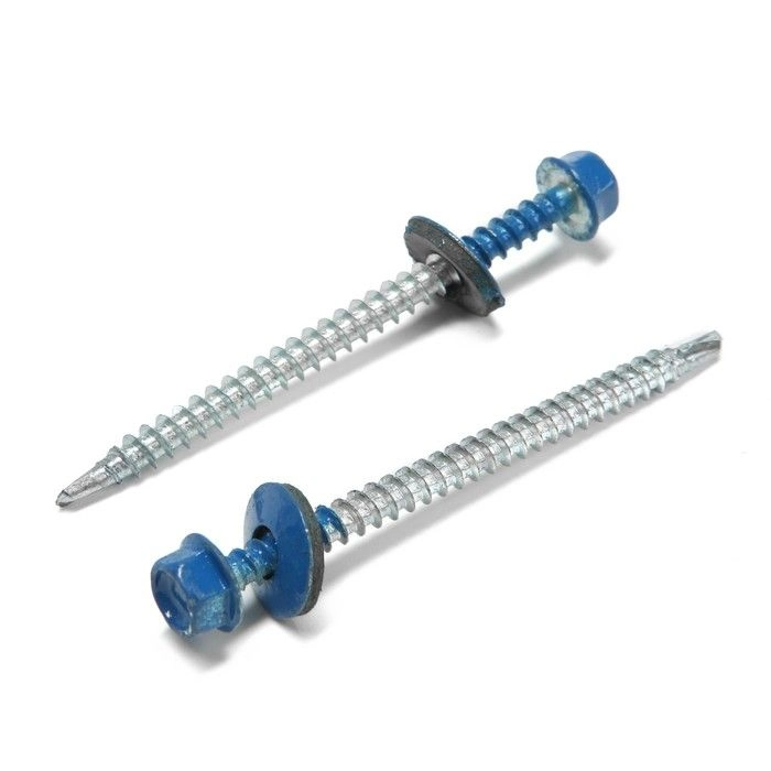 Саморез кровельный 4,8х70мм RAL5005 синий