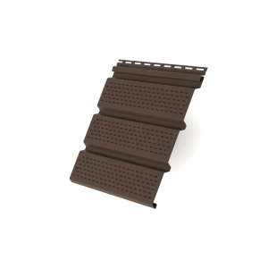 Софит Grand Line 3000x303 мм коричневый перфорированый