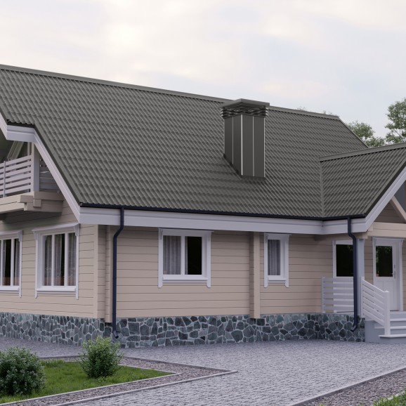 Лист Ондулин Черепица дл 1950мм / шир 950мм (графит) ракурс 1