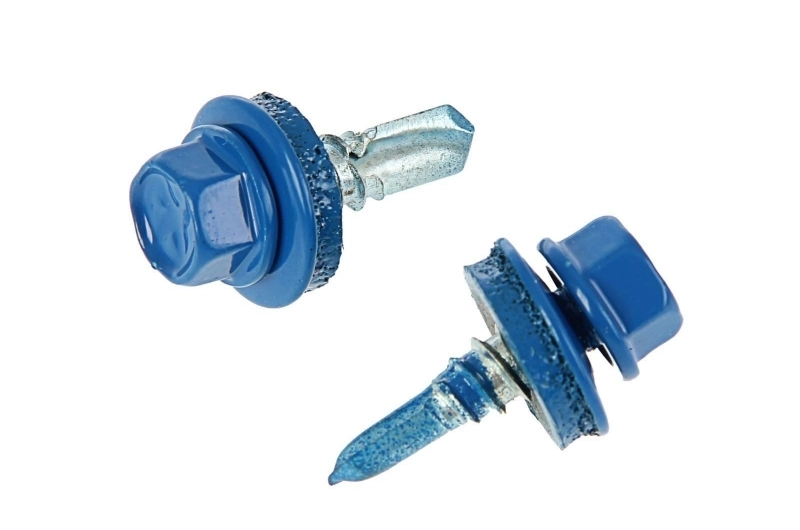 Саморез кровельный 5,5х19мм RAL5005 синий