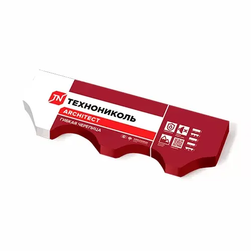 Гибкая черепица SHINGLAS "ФИНСКАЯ СОНАТА" однослойная 3 м² (серая) в Находке