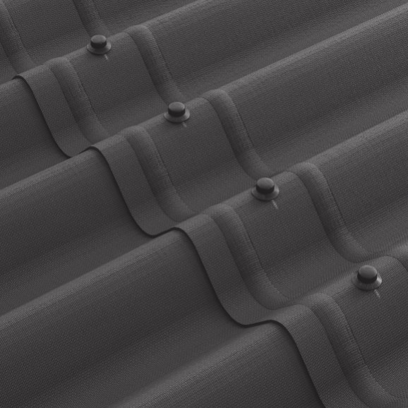 Лист Ондулин Смарт дл 1950мм / шир 950мм (серый) лист