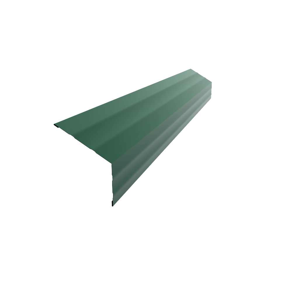 Карнизная планка 98 х 64 ДАМИР (0,45/6005 зеленый мох)