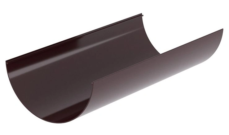 Желоб водосточный 120мм ПВХ Grand Line (шоколадный) L=3000 мм.