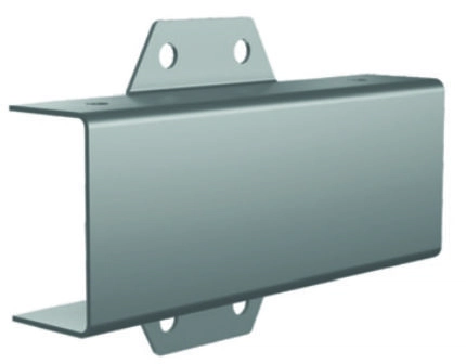 П-кронштейн 42 х 26 (1,2, пор. окраш. 7024 графит)