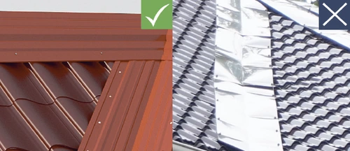 преимущества доборных элементов Дамир: ребра жесткости