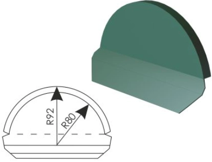 прямая заглушка Дамир