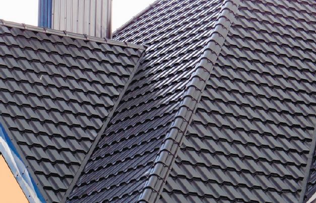 металлочерепица Каскад на крыше