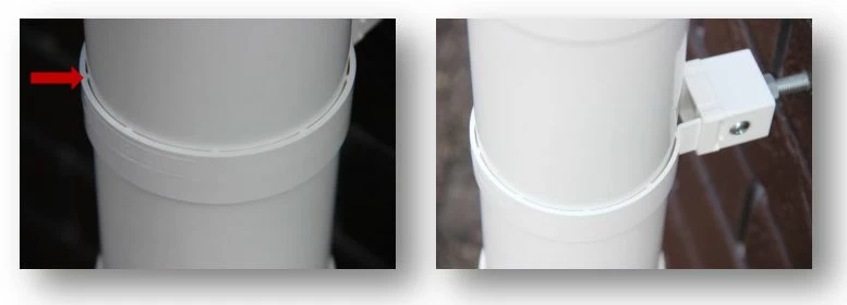 хомут кликер, ребра для прилегания