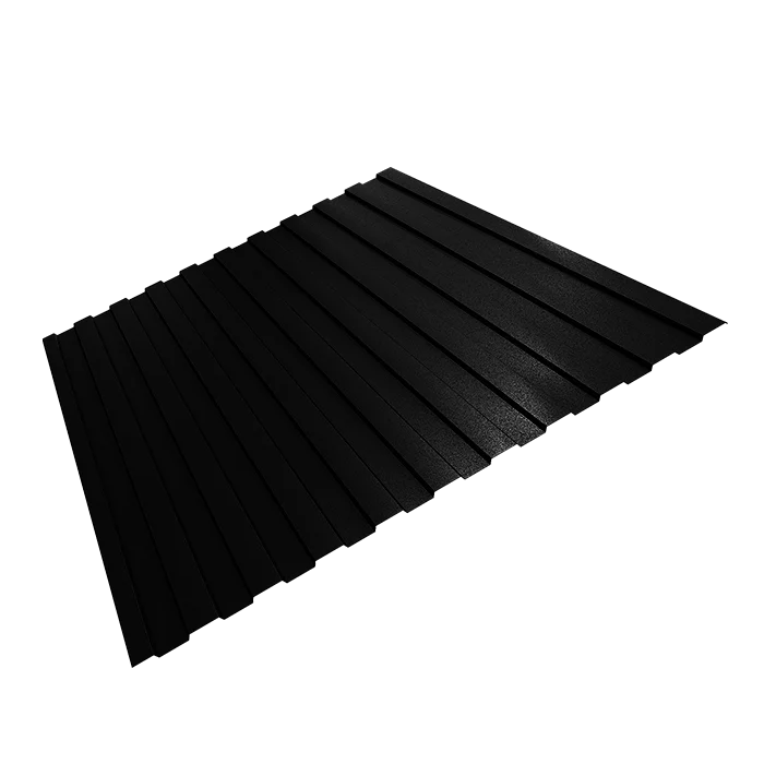 Профнастил С-10 9005 черный МАТ