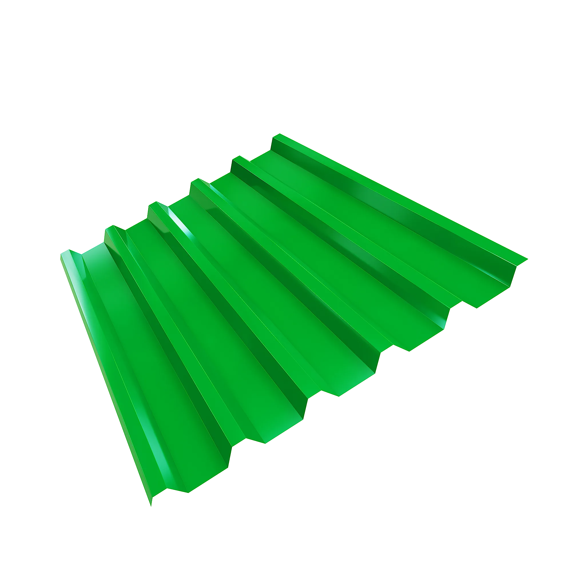 Профнастил Н-44 6002 зеленая листва