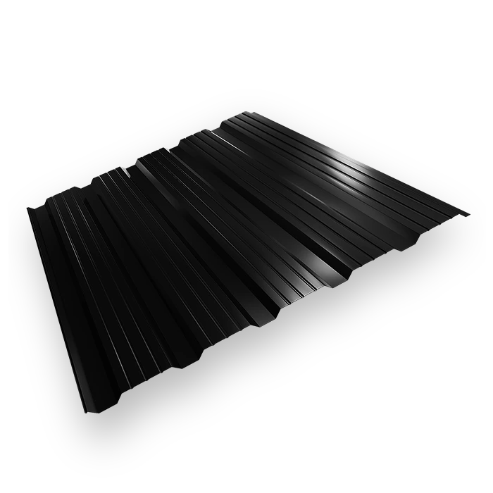 Профнастил НС-21 Каскад 9005 черный